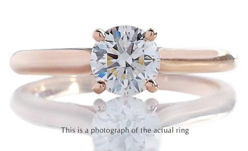 Cartier 0.50ct H/VS1 1895 Round Brilliant Cut Diamond Ring - Bloomsbury Manor Ltd