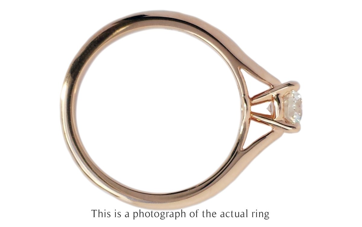 Cartier 0.50ct H/VS1 1895 Round Brilliant Cut Diamond Ring - Bloomsbury Manor Ltd