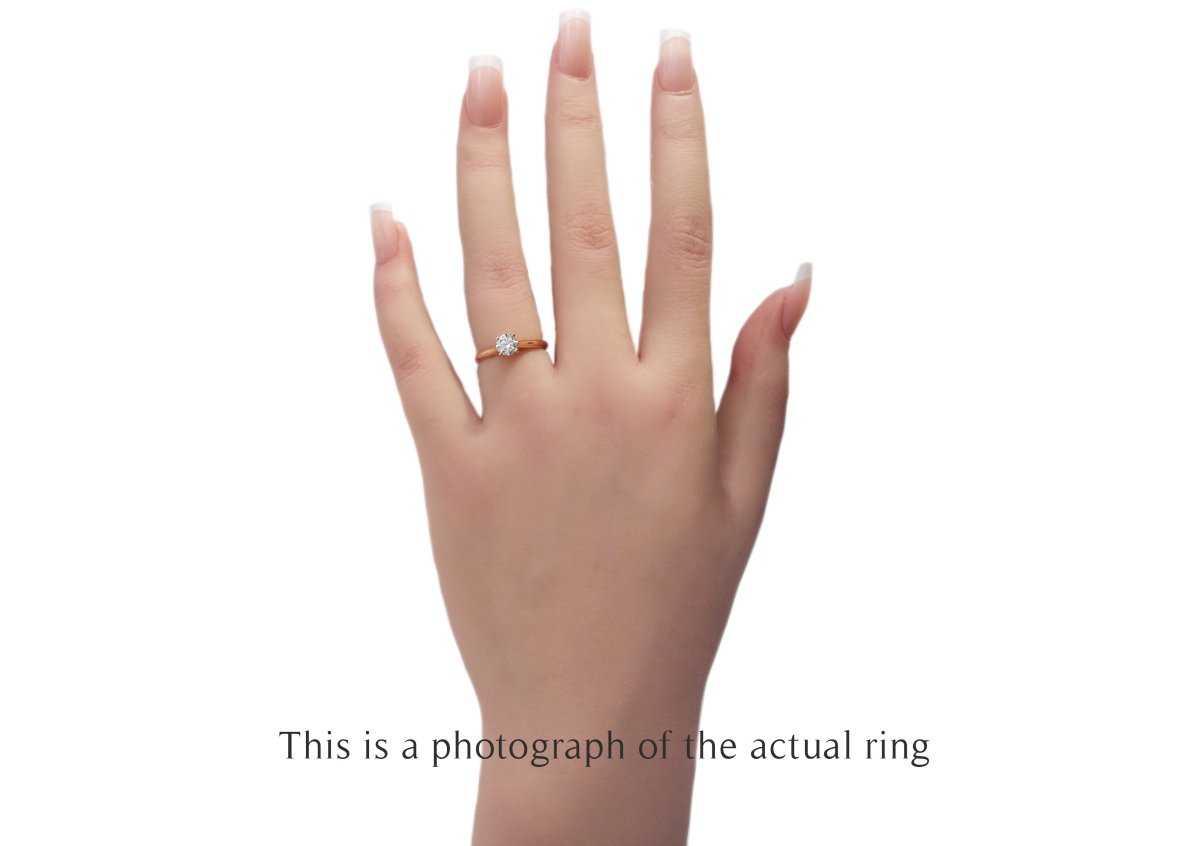 Cartier 0.50ct H/VS1 1895 Round Brilliant Cut Diamond Ring - Bloomsbury Manor Ltd