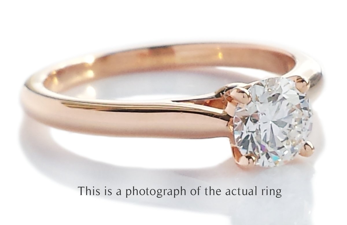 Cartier 0.50ct H/VS1 1895 Round Brilliant Cut Diamond Ring - Bloomsbury Manor Ltd