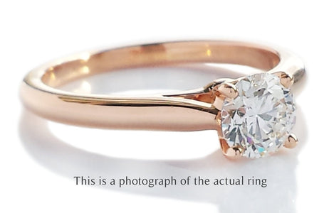 Cartier 0.50ct H/VS1 1895 Round Brilliant Cut Diamond Ring - Bloomsbury Manor Ltd