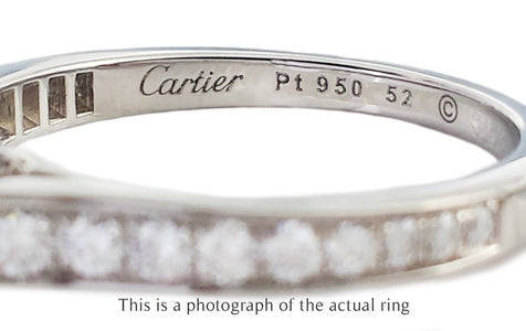 Cartier 0.53 H/VS2 1895 Round Brilliant Diamond Engagement Ring Side Stones - Bloomsbury Manor Ltd