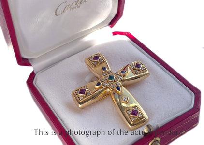 Cartier Byzantine Cross Pendant & Brooch - Bloomsbury Manor Ltd