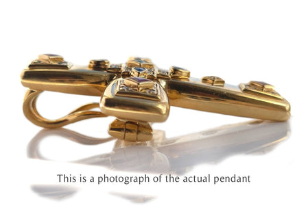 Cartier Byzantine Cross Pendant & Brooch - Bloomsbury Manor Ltd