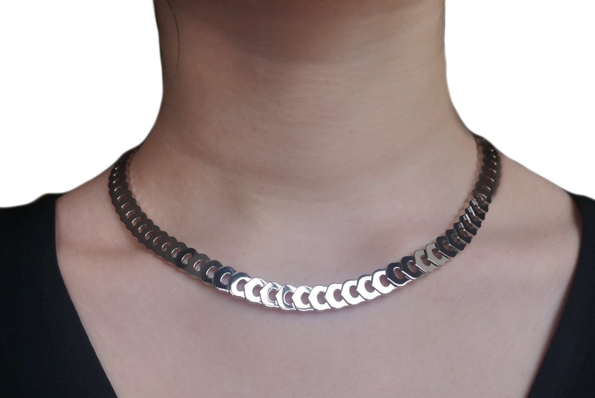 Cartier 'C De Cartier' Necklace in 18k White Gold - Bloomsbury Manor Ltd