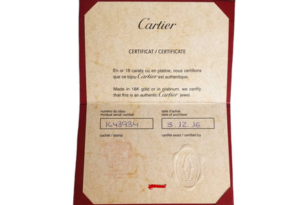 Cartier C de Onyx Diamond 18k White Gold Ring - Bloomsbury Manor Ltd