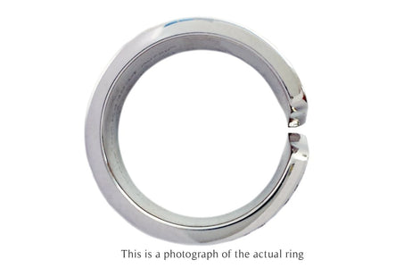 Cartier C de Onyx Diamond 18k White Gold Ring - Bloomsbury Manor Ltd