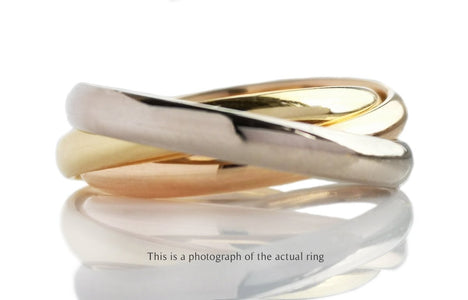 Cartier Classic Trinity 18k 3 Gold Ring SZ 63 RRP £2030 Cert Boxes & Receipt - Bloomsbury Manor Ltd