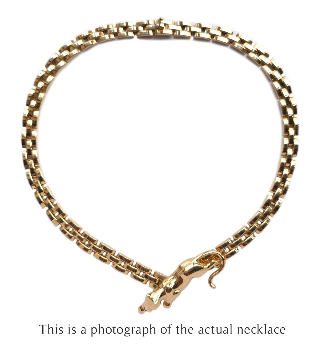Cartier Maillon Walking Panthere Pendant Necklace - Bloomsbury Manor Ltd