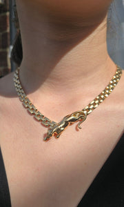 Cartier Maillon Walking Panthere Pendant Necklace - Bloomsbury Manor Ltd