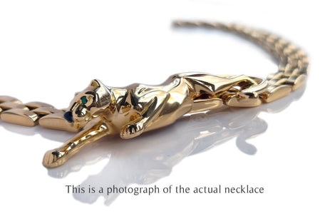 Cartier Maillon Walking Panthere Pendant Necklace - Bloomsbury Manor Ltd