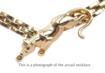 Cartier Maillon Walking Panthere Pendant Necklace - Bloomsbury Manor Ltd
