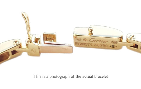 Cartier Panthere 18k Gold Lacquer DiamondTsavorite Bracelet - Bloomsbury Manor Ltd