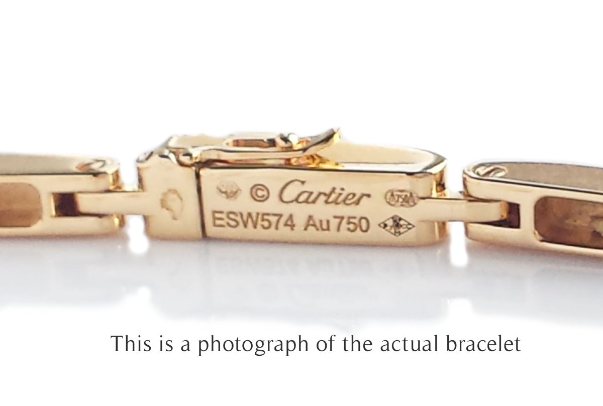 Cartier Panthere 18k Gold Lacquer DiamondTsavorite Bracelet - Bloomsbury Manor Ltd