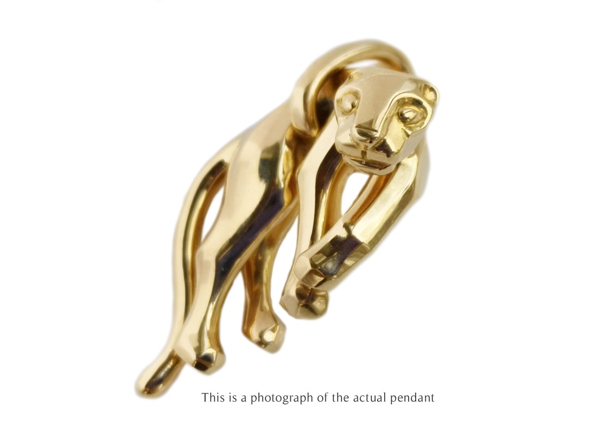 Cartier Panthere 18k Gold Pendant 21.6g - Bloomsbury Manor Ltd