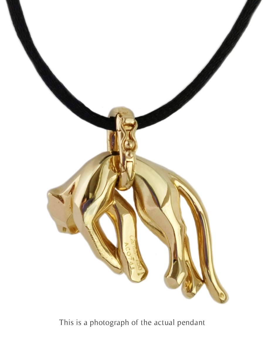 Cartier Panthere 18k Gold Pendant 21.6g - Bloomsbury Manor Ltd