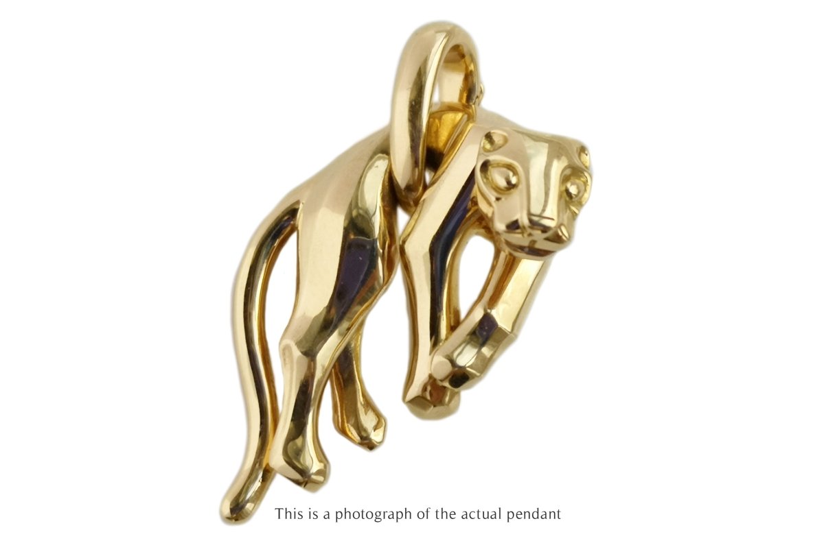 Cartier Panthere 18k Gold Pendant 21.6g - Bloomsbury Manor Ltd