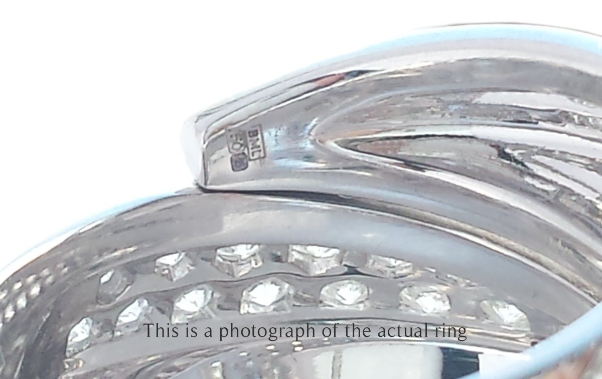 Cartier Panthere Griffe Diamond 18k White Gold RIng - Bloomsbury Manor Ltd