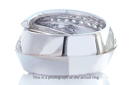 Cartier Panthere Griffe Diamond 18k White Gold RIng - Bloomsbury Manor Ltd