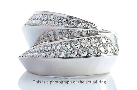 Cartier Panthere Griffe Diamond 18k White Gold RIng - Bloomsbury Manor Ltd