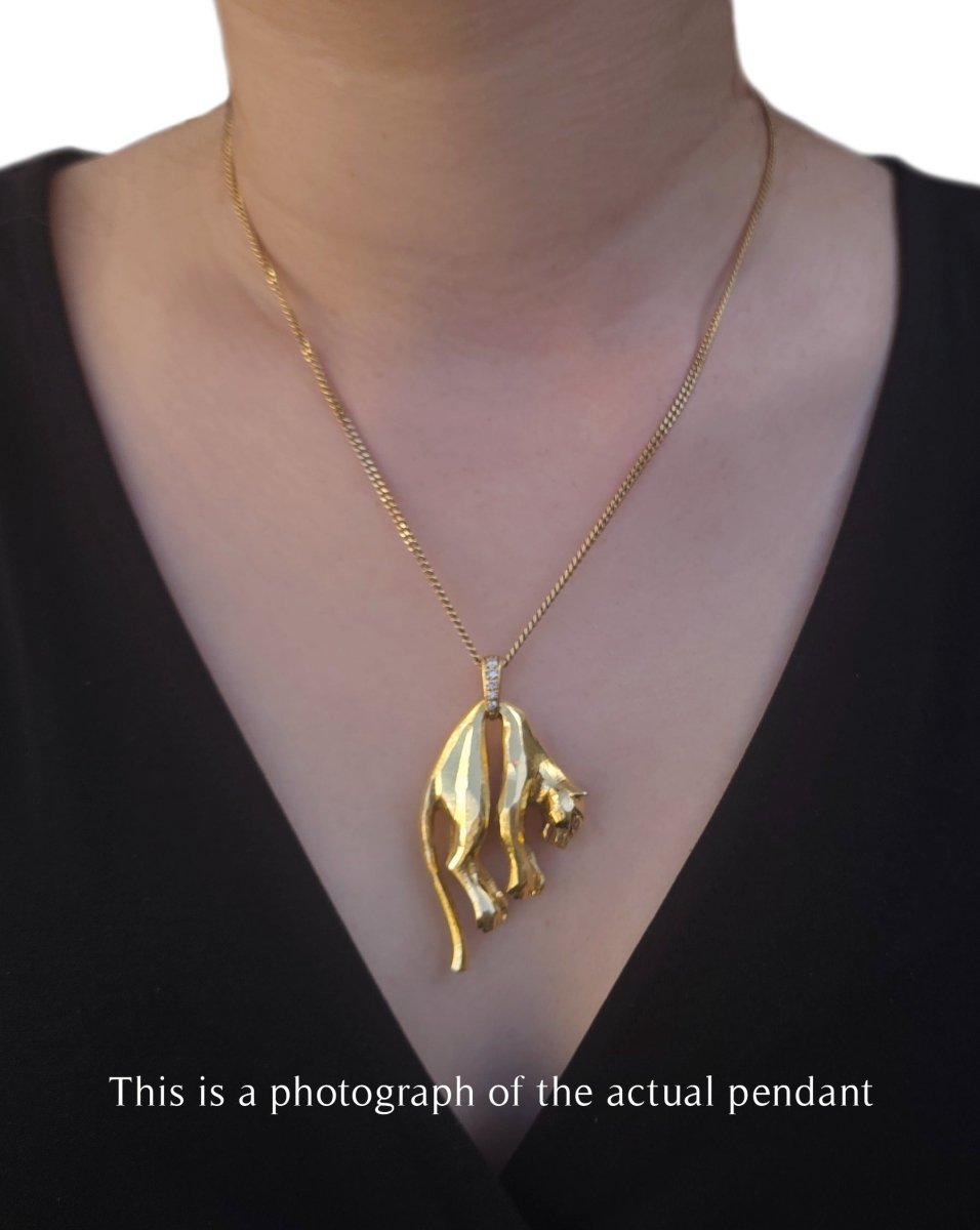 Cartier Panthere Molle Diamond Pendant - Bloomsbury Manor Ltd