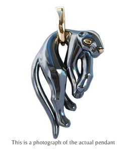 Cartier Panthere Silverium Pendant - Bloomsbury Manor Ltd