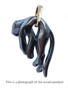 Cartier Panthere Silverium Pendant - Bloomsbury Manor Ltd