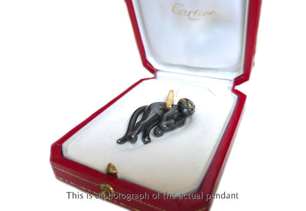 Cartier Panthere Silverium Pendant Full Set - Bloomsbury Manor Ltd