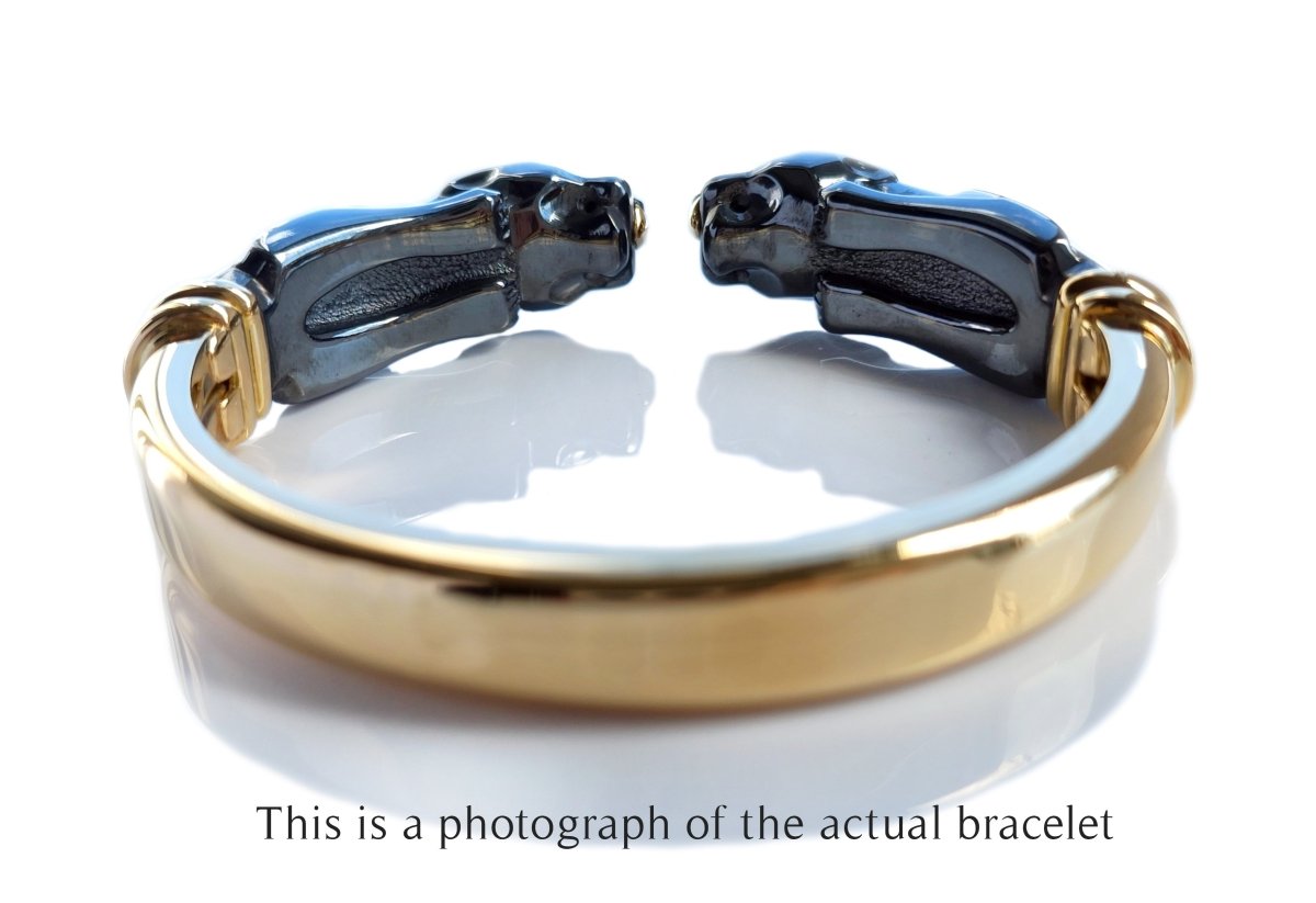 Cartier Silverium Panthere Bracelet Cert + Box - Bloomsbury Manor Ltd
