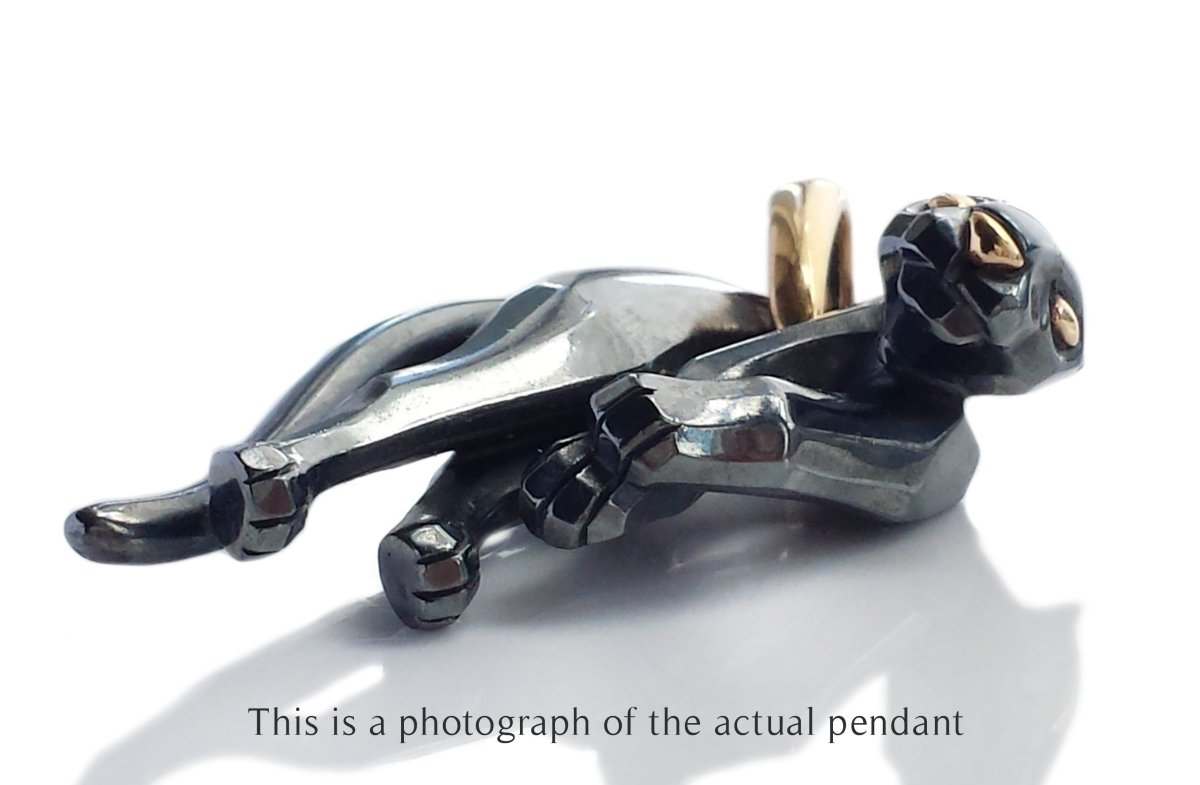 Cartier Silverium Panthère Pendant - Bloomsbury Manor Ltd