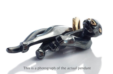 Cartier Silverium Panthère Pendant - Bloomsbury Manor Ltd