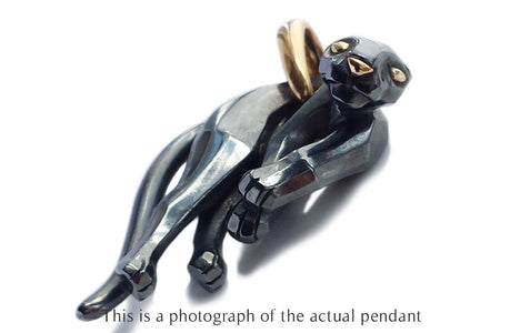 Cartier Silverium Panthère Pendant - Bloomsbury Manor Ltd