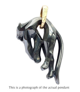 Cartier Silverium Panthère Pendant - Bloomsbury Manor Ltd