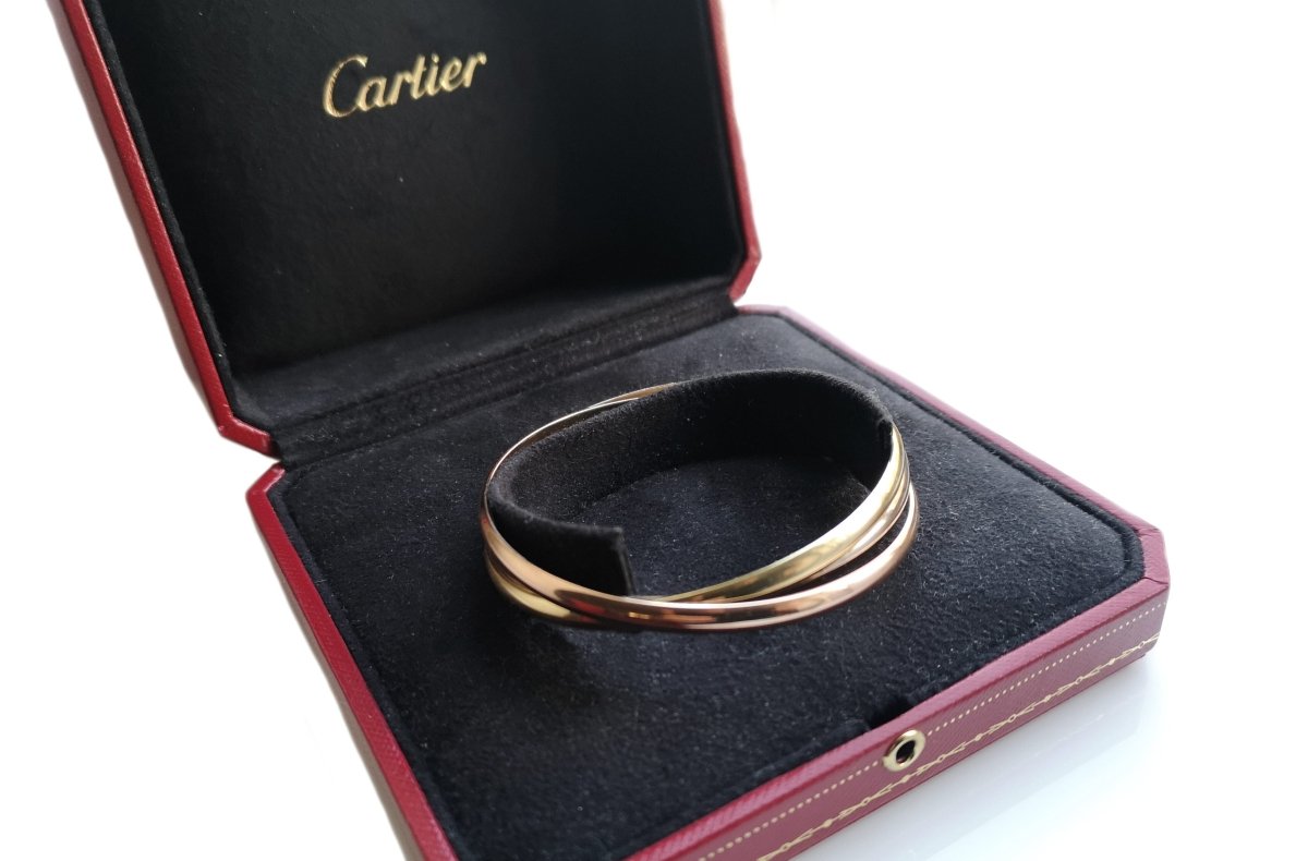 Cartier Trinity 18k Gold Classic Bracelet Bangle - Bloomsbury Manor Ltd