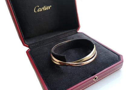 Cartier Trinity 18k Gold Classic Bracelet Bangle - Bloomsbury Manor Ltd