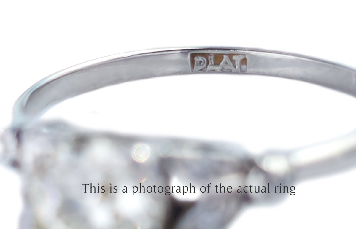 Mid-Century 1.00ct J/VS2 Old European Cut Diamond Engagement Ring - Bloomsbury Manor Ltd