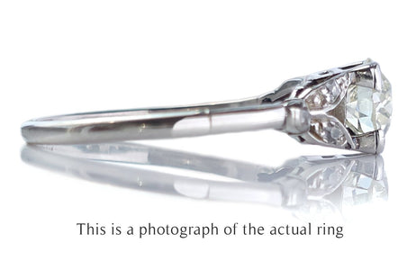 Mid-Century 1.00ct J/VS2 Old European Cut Diamond Engagement Ring - Bloomsbury Manor Ltd