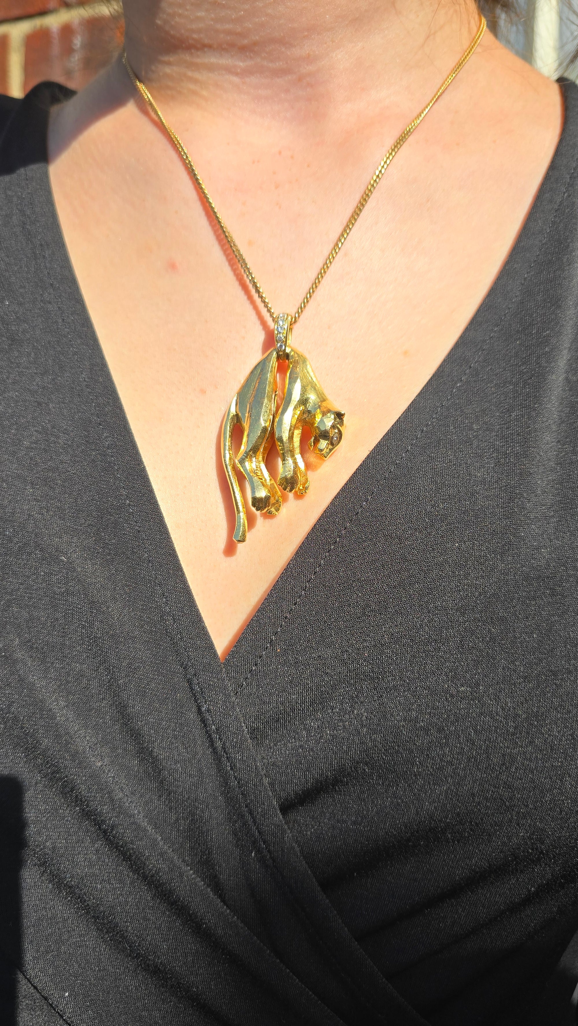 Cartier Panthere Molle Diamond Pendant