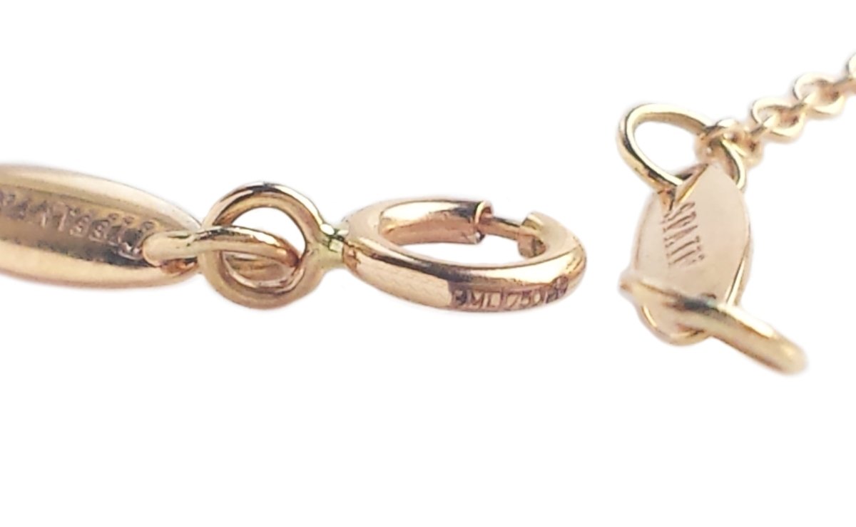 Tiffany & Co. 0.12ct Diamonds By the Yard 18k Gold Necklace - Bloomsbury Manor Ltd