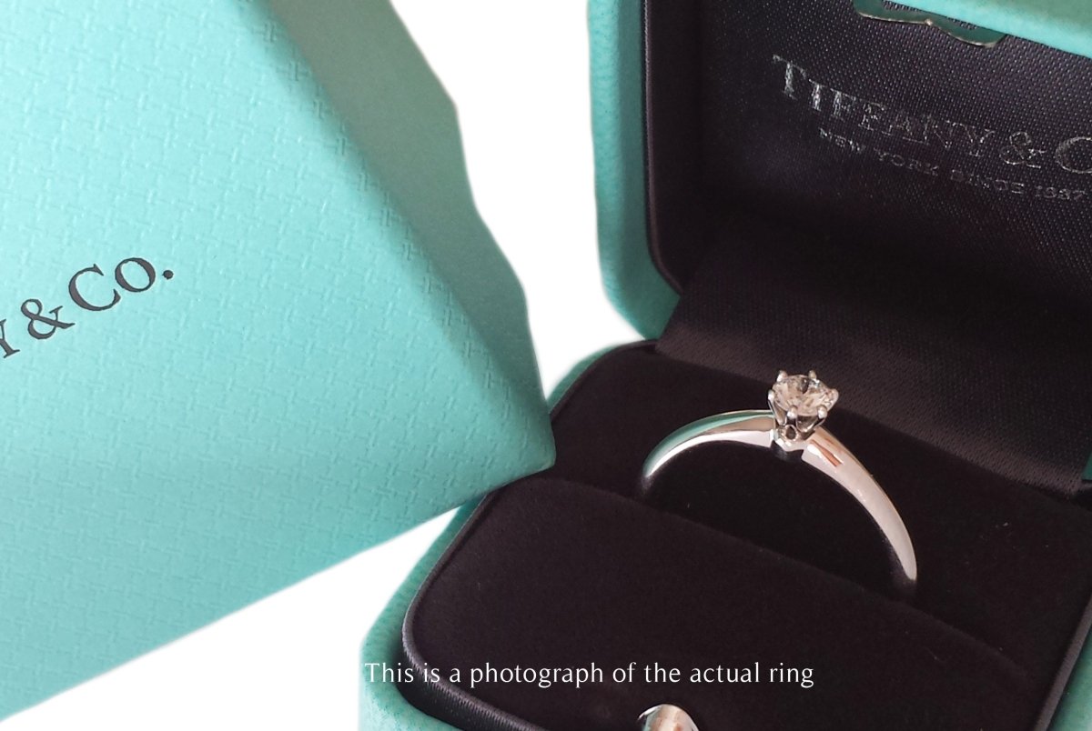 Tiffany & Co 0.24ct E/IF Round Brilliant Diamond Engagement Ring - Bloomsbury Manor Ltd
