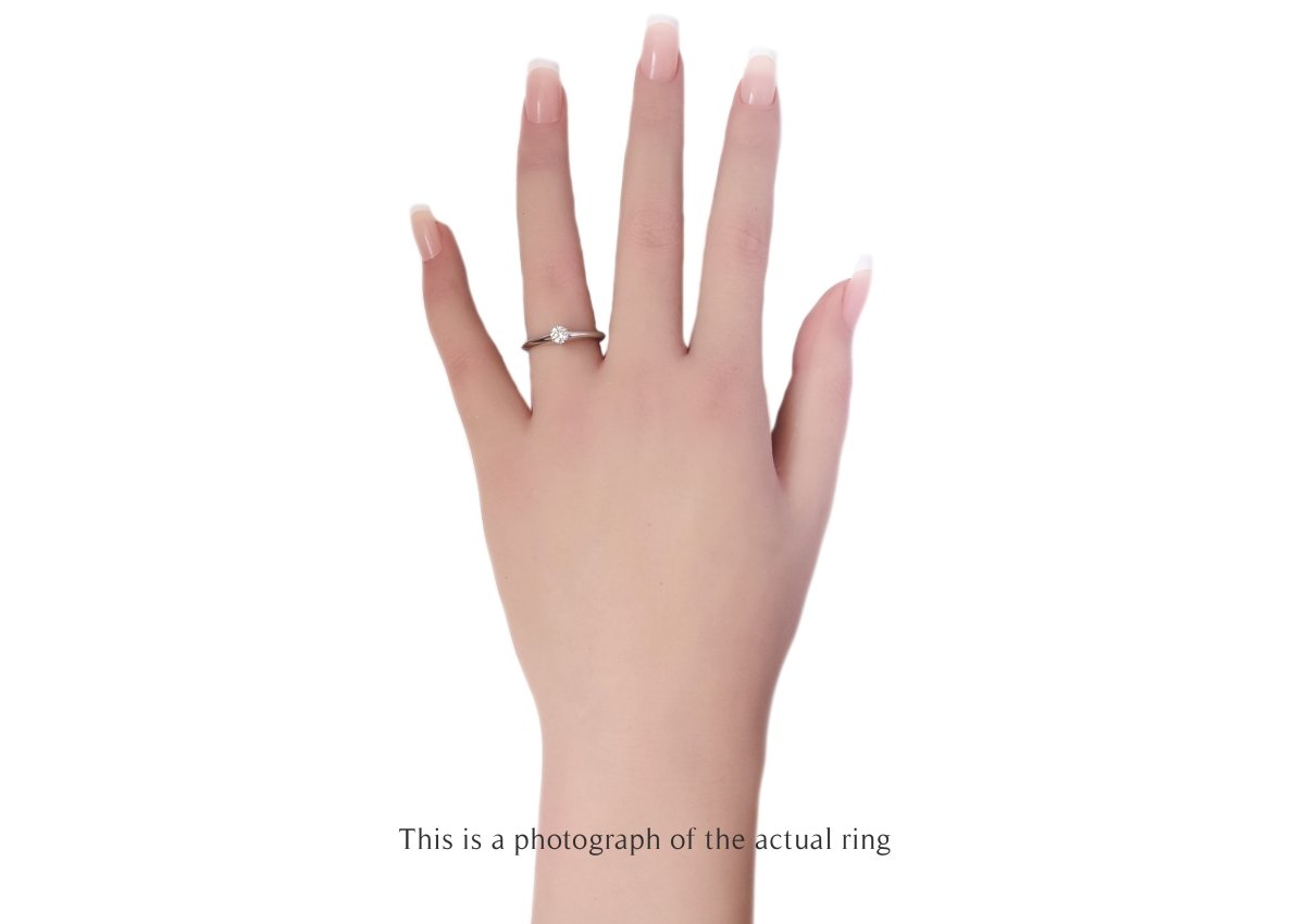 Tiffany & Co 0.24ct E/IF Round Brilliant Diamond Engagement Ring - Bloomsbury Manor Ltd