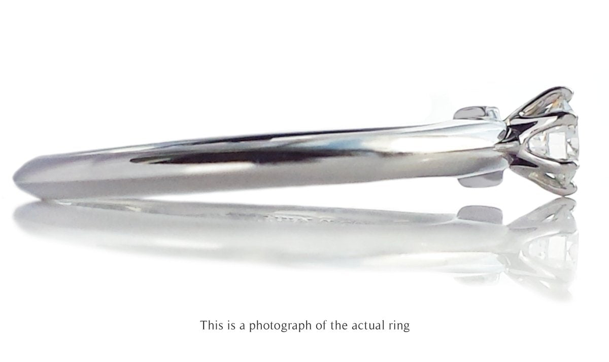 Tiffany & Co 0.24ct E/IF Round Brilliant Diamond Engagement Ring - Bloomsbury Manor Ltd