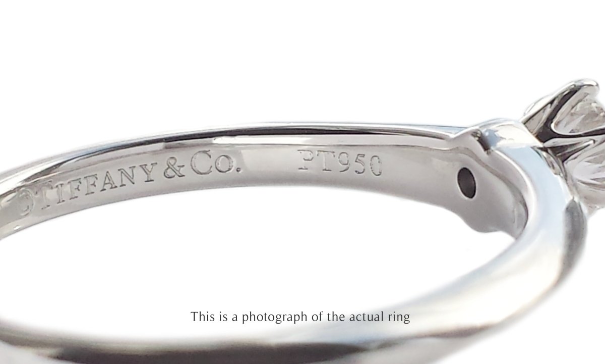 Tiffany & Co 0.24ct E/IF Round Brilliant Diamond Engagement Ring - Bloomsbury Manor Ltd