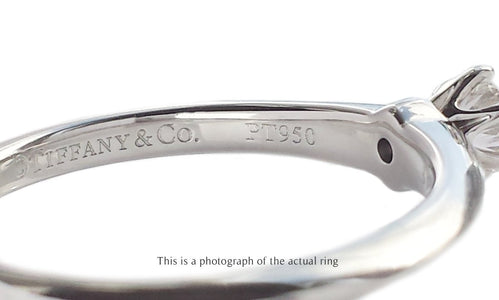 Tiffany & Co 0.24ct E/IF Round Brilliant Diamond Engagement Ring - Bloomsbury Manor Ltd