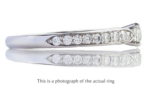 Tiffany & Co 0.24ct I/VS1 Round Brilliant Diamond Harmony Engagement Ring - Bloomsbury Manor Ltd