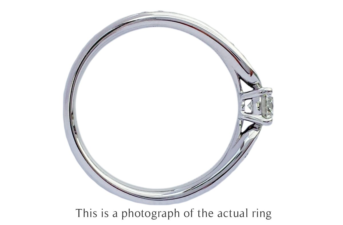Tiffany & Co 0.24ct I/VS1 Round Brilliant Diamond Harmony Engagement Ring - Bloomsbury Manor Ltd