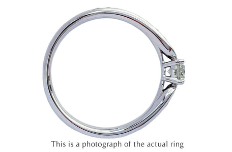 Tiffany & Co 0.24ct I/VS1 Round Brilliant Diamond Harmony Engagement Ring - Bloomsbury Manor Ltd