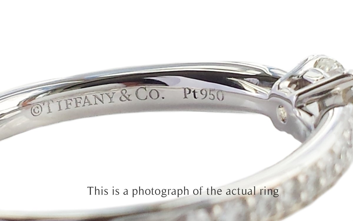 Tiffany & Co 0.24ct I/VS1 Round Brilliant Diamond Harmony Engagement Ring - Bloomsbury Manor Ltd