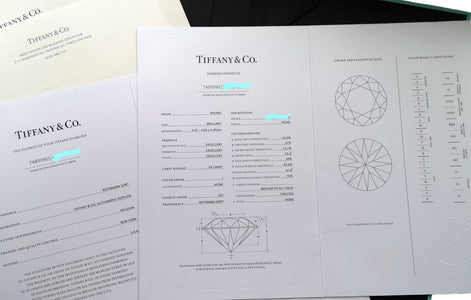 Tiffany & Co 0.24ct I/VS1 Round Brilliant Diamond Harmony Engagement Ring - Bloomsbury Manor Ltd