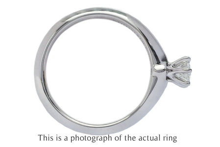 Tiffany & Co 0.25ct G/VVS1 Round Brilliant Diamond Engagement Ring - Bloomsbury Manor Ltd